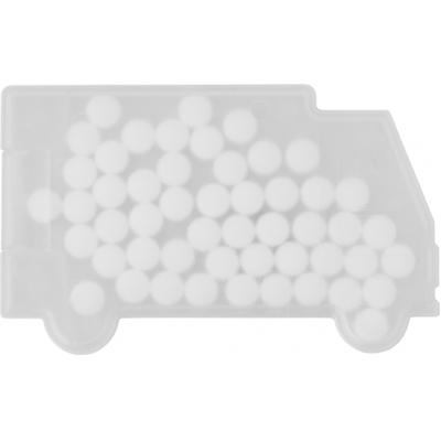 Image of Van shaped mint card.