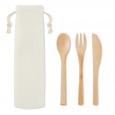 Image of Bamboo Cutlery Set