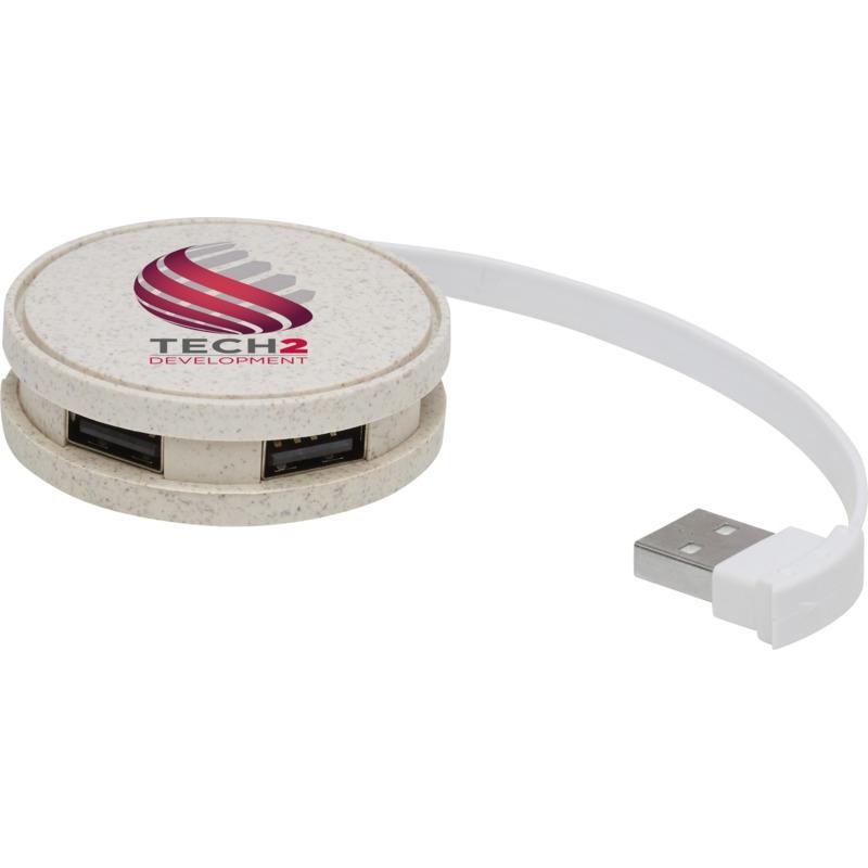 Image of Kenzu Wheat Straw USB Hub