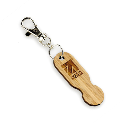Image of Bamboo Trolley Keyring 