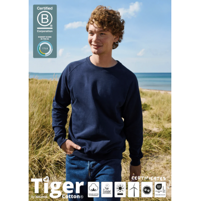 Image of Neutral Tiger Cotton Organic in Conversion Unisex Sweatshirt